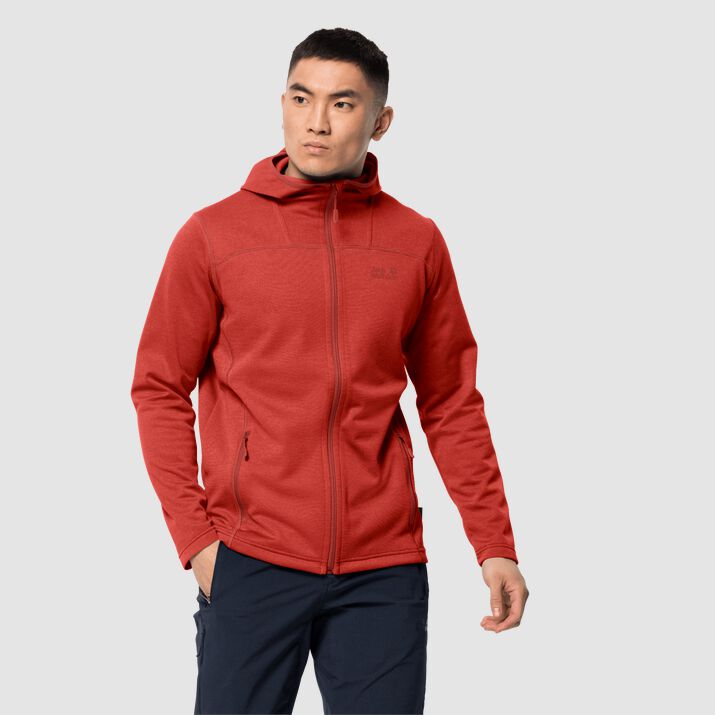 Jack Wolfskin Mens Horizon Sports Jacket Orange Red 861054DUZ